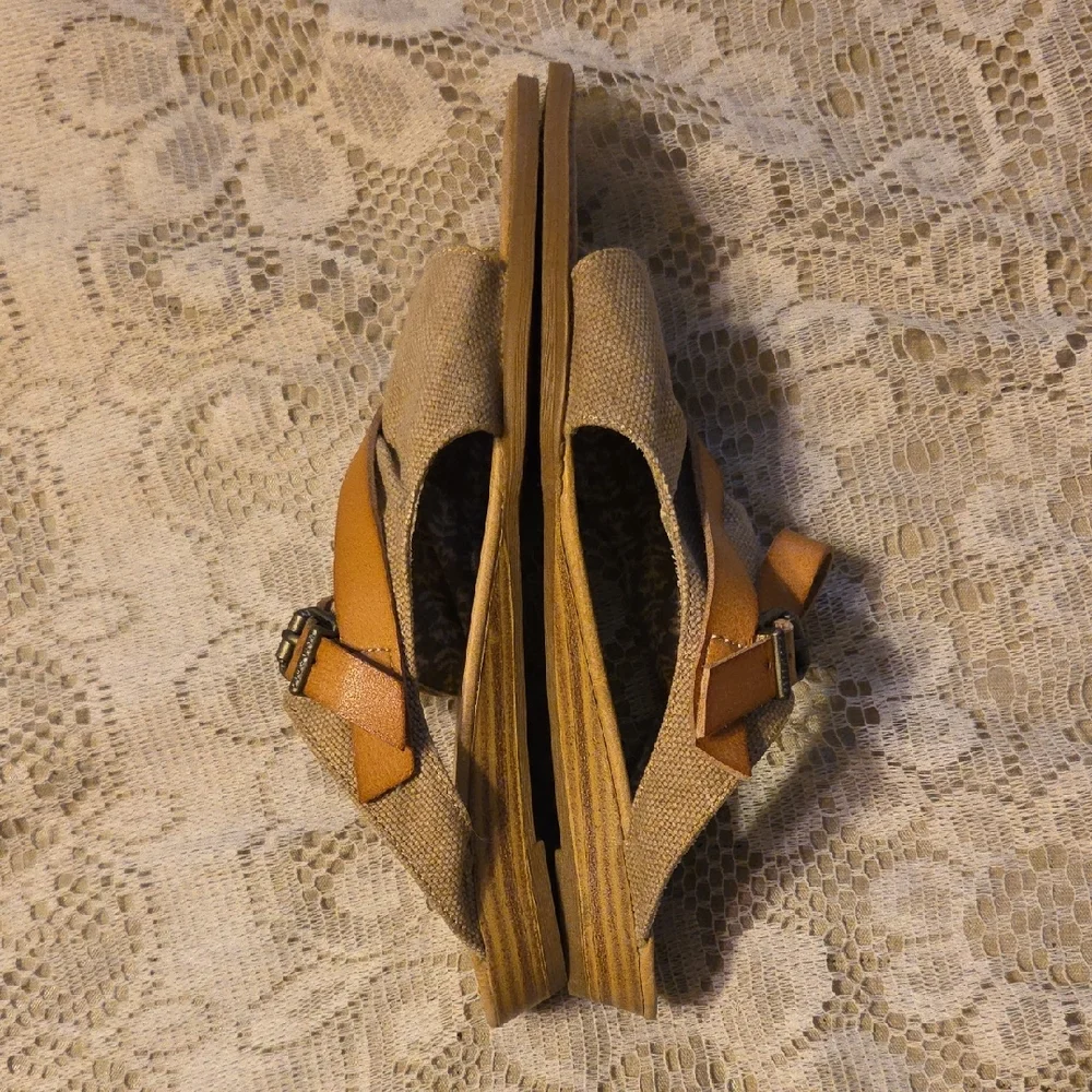 Blowfish Women's Beige and Brown Sandals - Picture 3 of 5